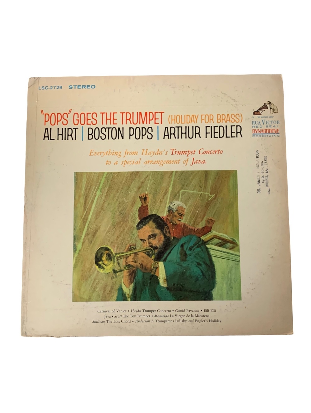 Pops Goes The Trumpet Holiday For Brass Al Hirt Boston Pops Arthur Fiedler Vinyl